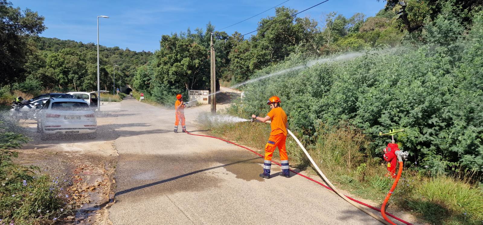 Intervention feux de forêt